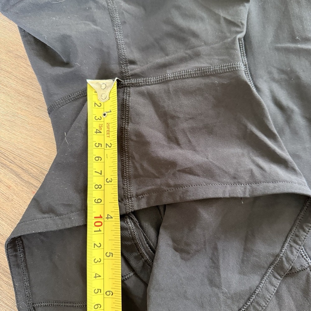Lululemon Speed Up Short Long 4" Black Lined Pockets Drawstring, Sz 4 - LW7AYMT - Picture 5 of 5